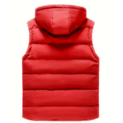 Men's Hooded Puffer Vest - Lightweight Winter Warmth