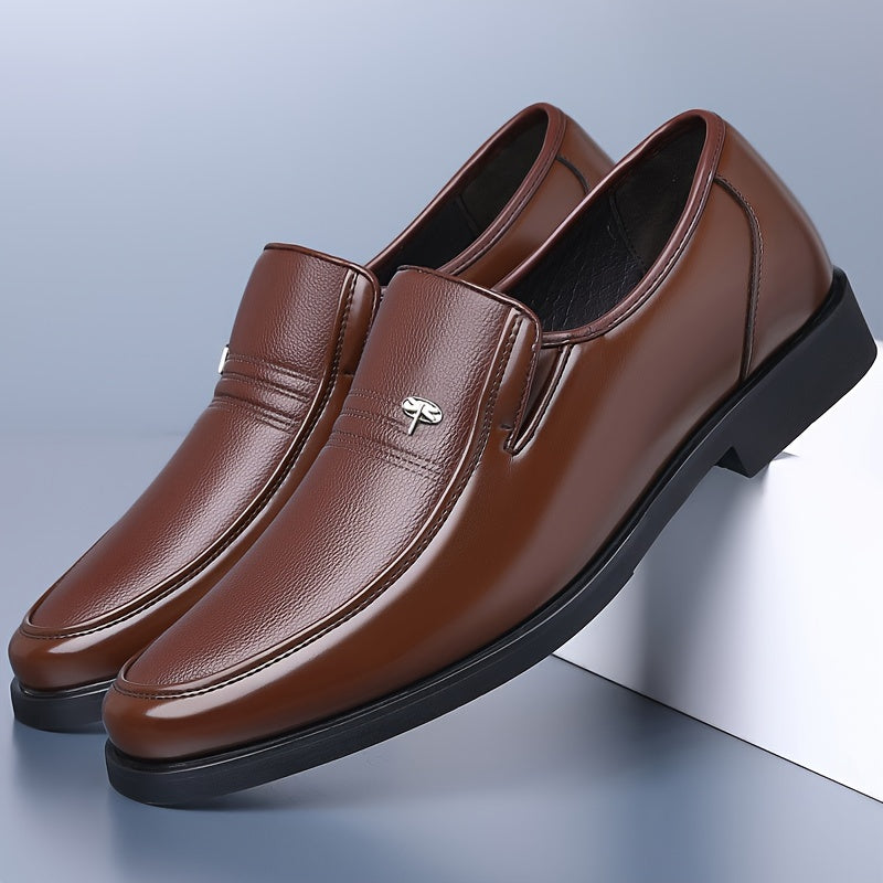 Men's Leather Loafers - Lightweight Casual & Formal - Brown