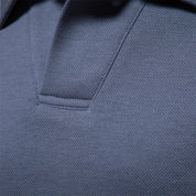 Men's Long Sleeve Polo Shirt - Classic Comfort & Timeless Style