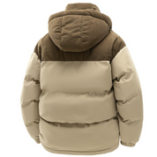 Men's Quilted Winter Jacket with Hood – Warm & Windproof