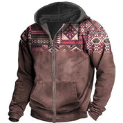 Men's Zip Hoodie Winter Jacket - Casual Comfort