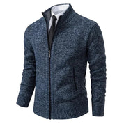 Men's Zip-Up Vest - Classic Layering Essential - Blue