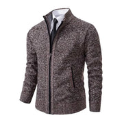 Men's Zip-Up Vest - Classic Layering Essential - Coral