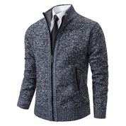 Men's Zip-Up Vest - Classic Layering Essential - Dark Grey